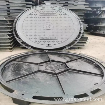 En124 Round Square Ductile Cast Iron Manhole Cover